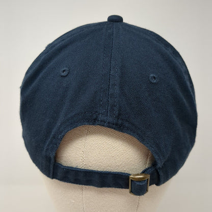 TPA Slideback Baseball Cap Blue One Size Adjustable Embroidered 6 Panel Cotton