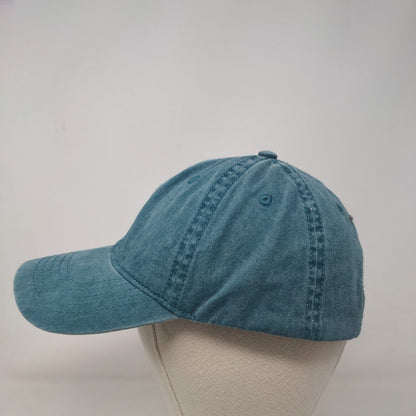 Unbranded Slideback Hat Solid Green OSFM Casual Outdoor Adjustable Blank