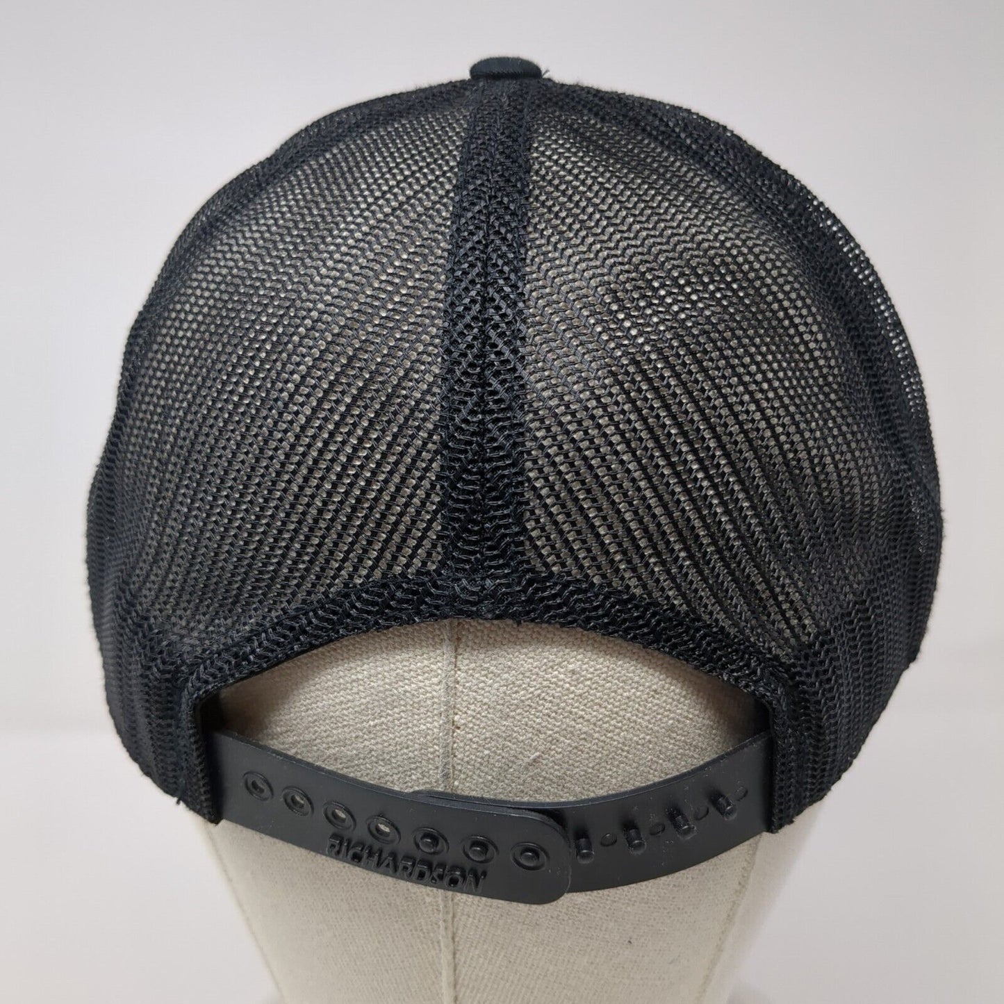 Sidewayz Snapback Trucker Hat Black One Size Mesh Back Richardson