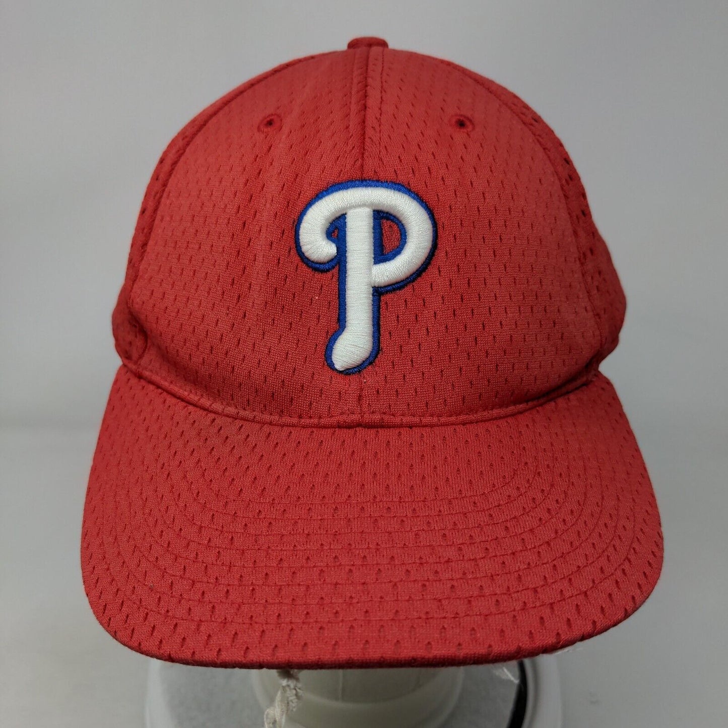 Philadelphia Phillies Fitted Mesh Hat Red 7 5/8 - 7 7/8 Richardson MLB Logo