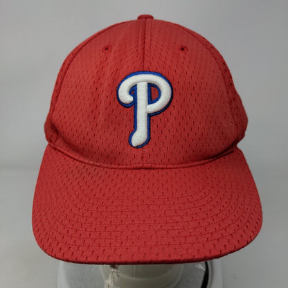 Philadelphia Phillies Fitted Mesh Hat Red 7 5/8 - 7 7/8 Richardson MLB Logo