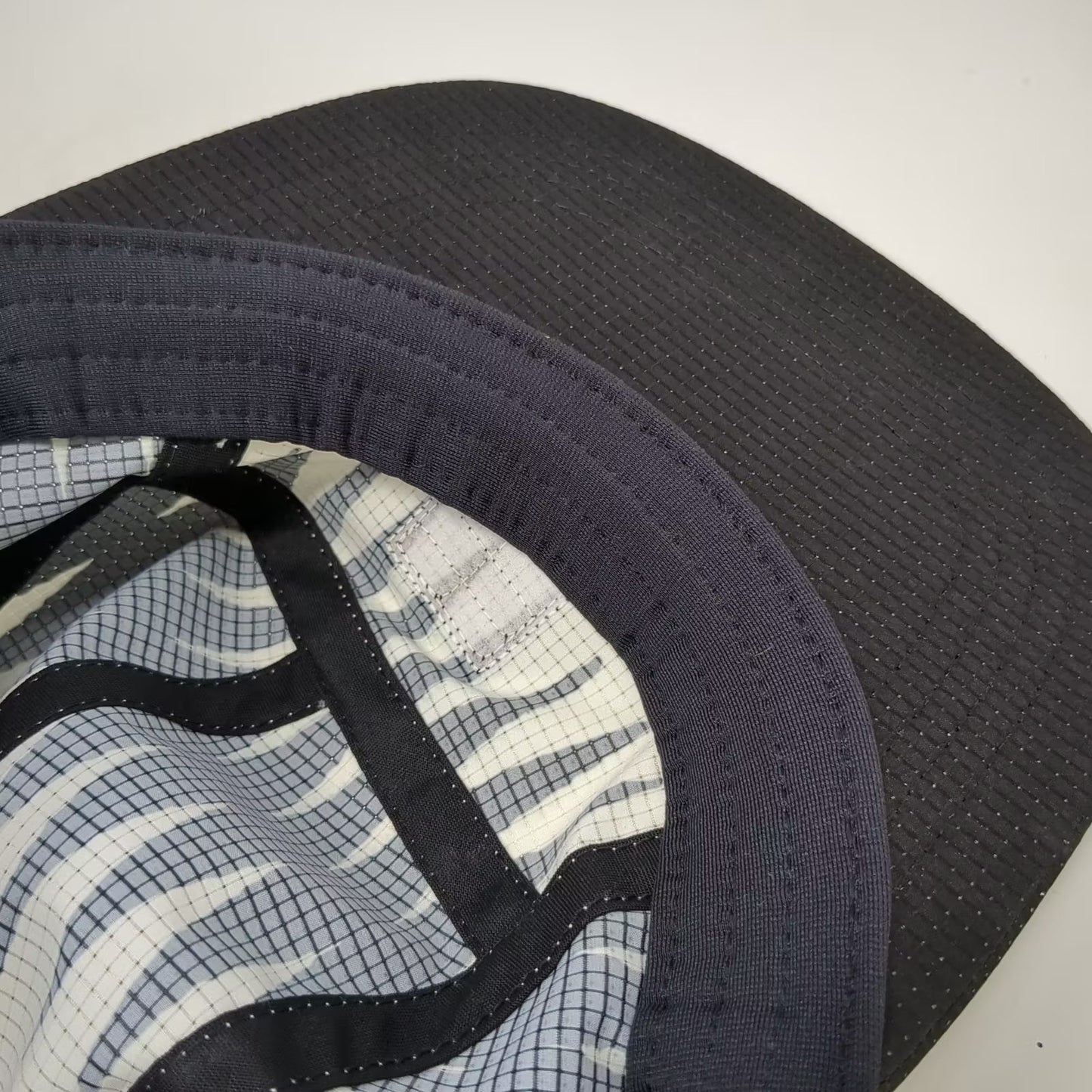 Stance 5 Panel Black White Zigzag Pattern Hat One Size OS Adjustable Strap