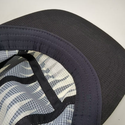 Stance 5 Panel Black White Zigzag Pattern Hat One Size OS Adjustable Strap