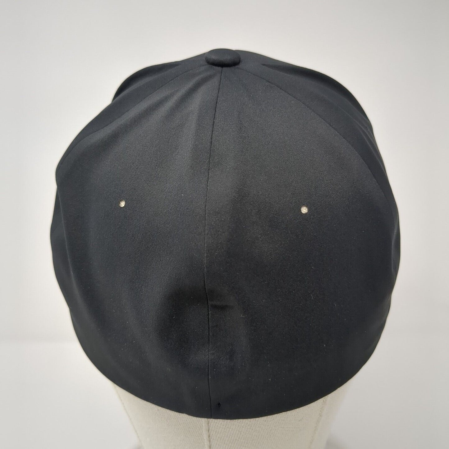 Simplot Fitted Hat Black Large/XL Solid Flexfit Delta Embroidered