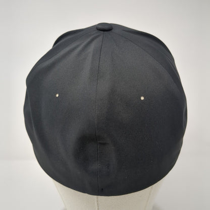 Simplot Fitted Hat Black Large/XL Solid Flexfit Delta Embroidered