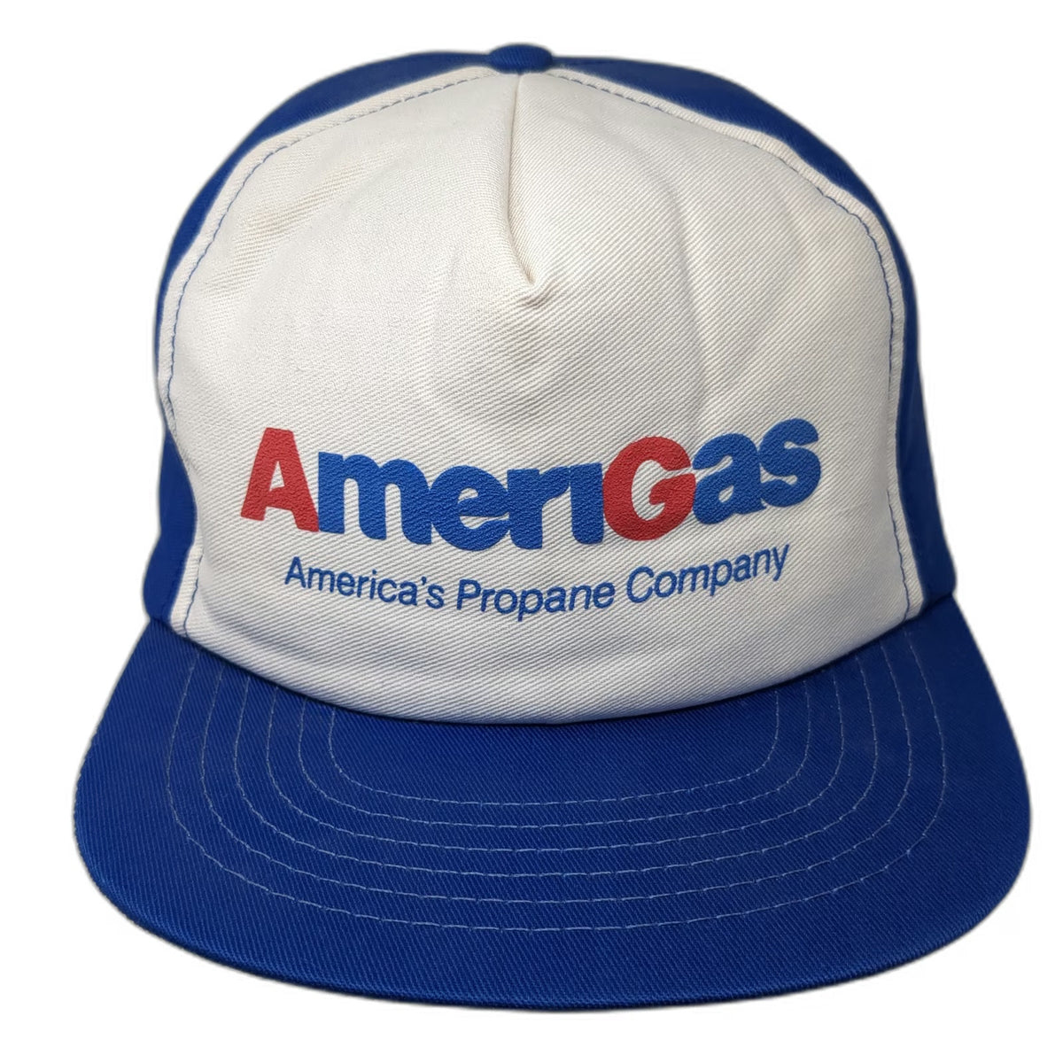 AmeriGas America Propane Company 5 Panel Blue One Size Snapback Made in USA Hat