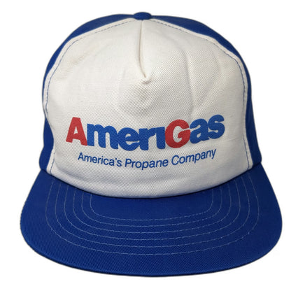 AmeriGas America Propane Company 5 Panel Blue One Size Snapback Made in USA Hat