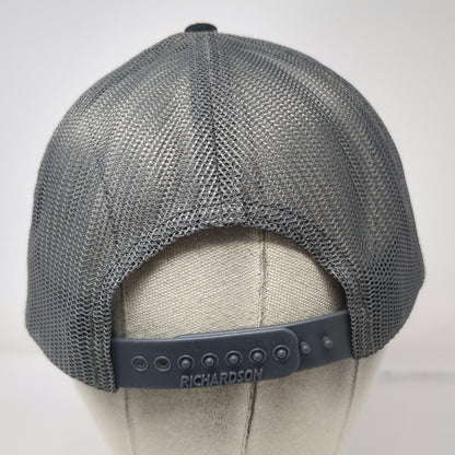 Richardson Trucker Hat Black One Size Mesh Back Snapback Toys For Tots Avimor