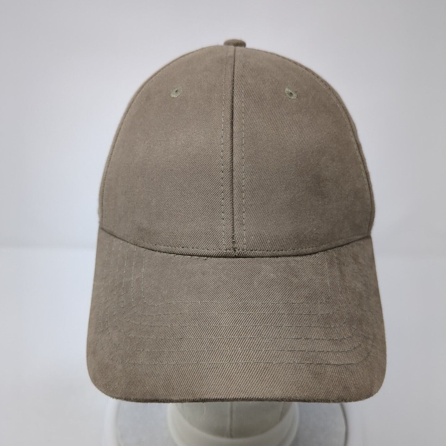 Unbranded Slideback Hat Brown One Size Adjustable Blank 6 Panel Solid