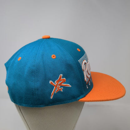 Young & Reckless Snapback Blue Orange One Size Los Angeles Reckless Script Hat