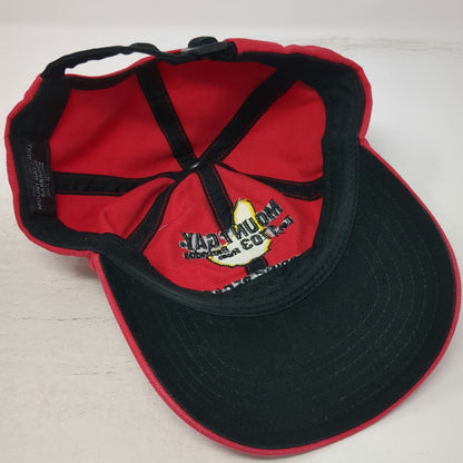 Mount Gay Rum Baseball Cap Red One Size BVI Spring Regatta 2019 Barbados Map Hat