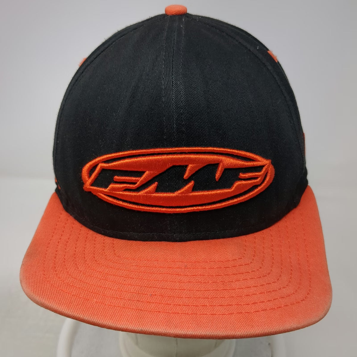 New Era FMF Flying Machine Factory Snapback Hat Black Orange One Size 9FIFTY