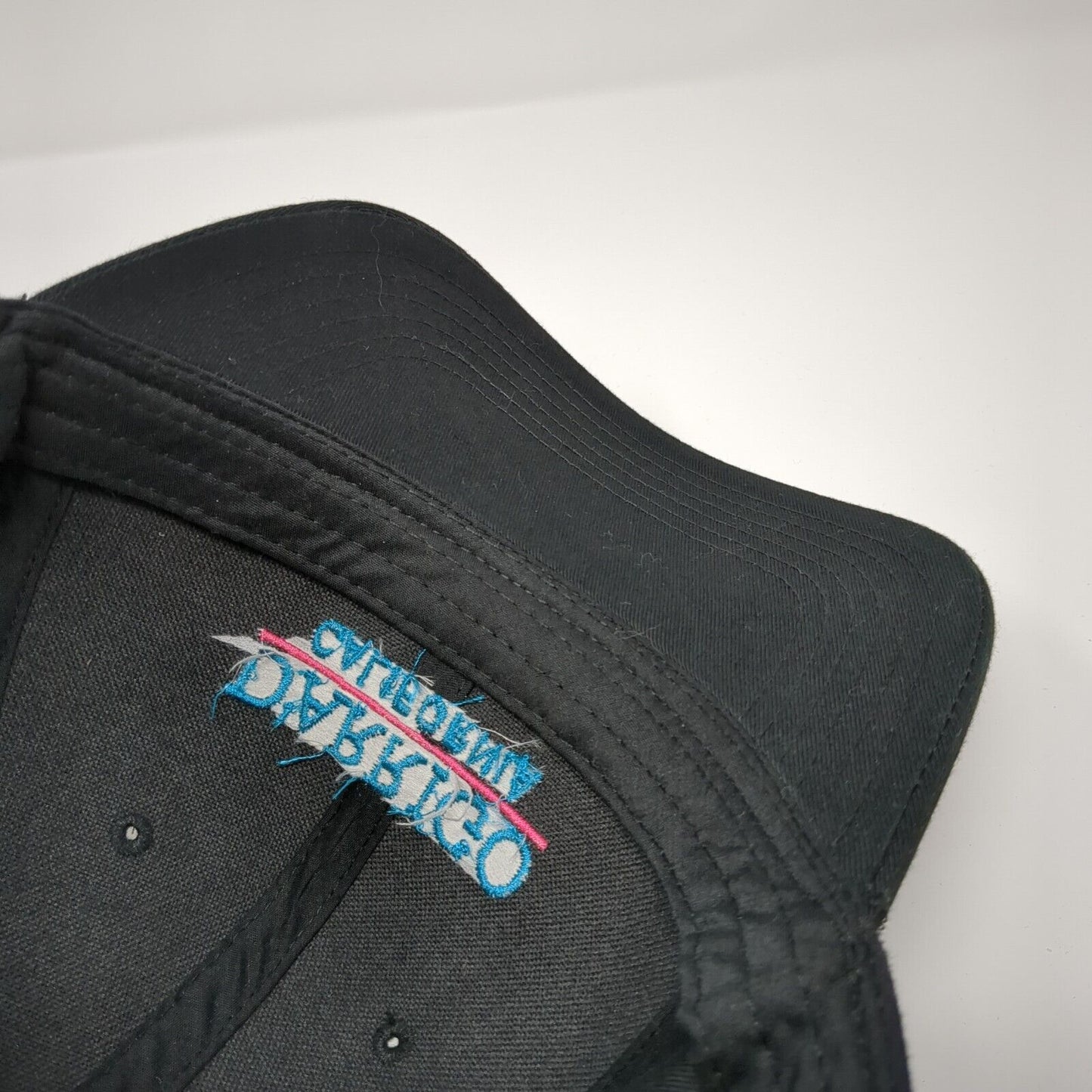 D'Arrigo California Snapback Hat Black OSFM Adjustable Embroidered Otto