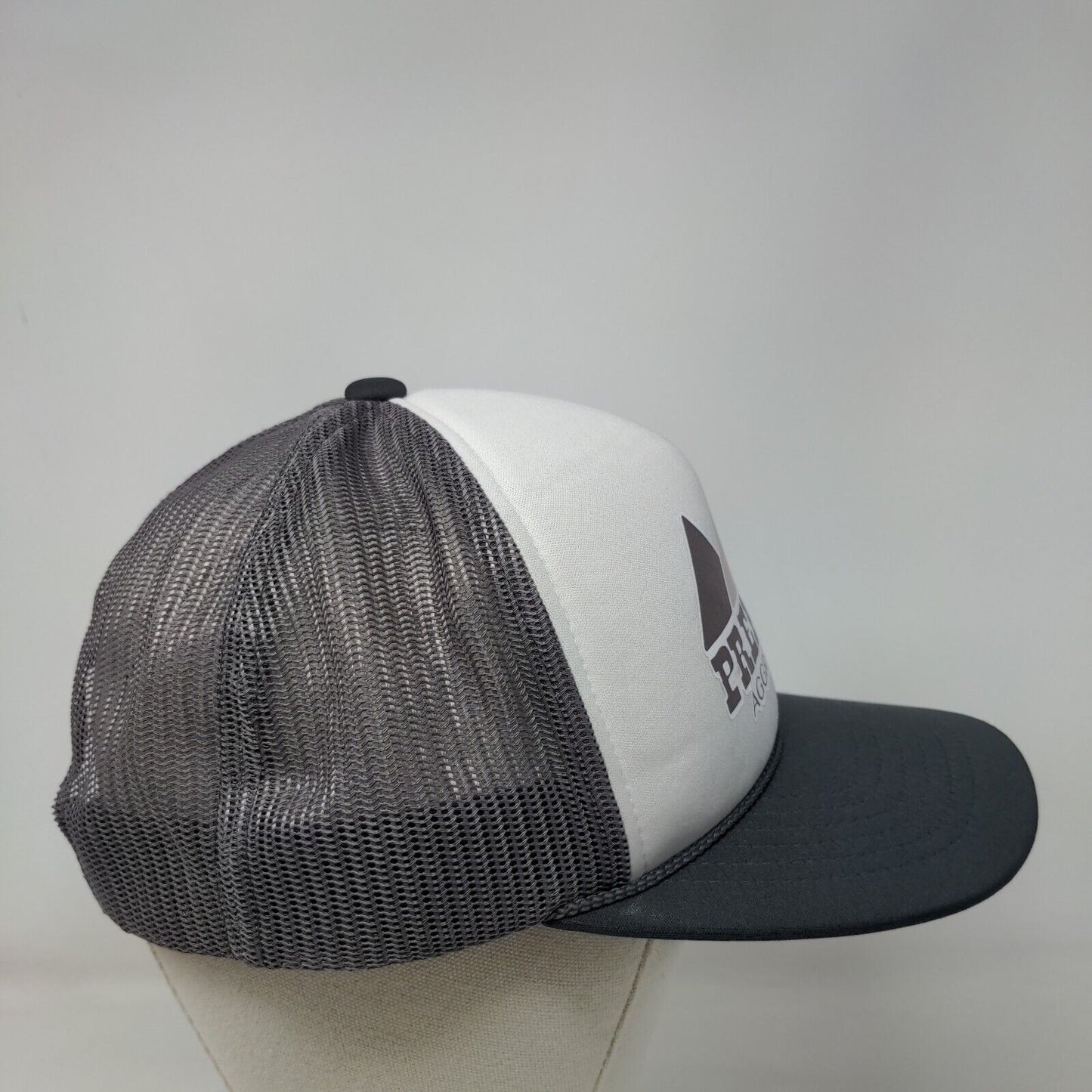 Premier Snapback Trucker Hat Gray One Size Adjustable Mesh Back Richardson