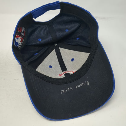 OC Sports MLB Chicago Cubs Baseball Cap Blue One Size Strapback Team Logo Hat