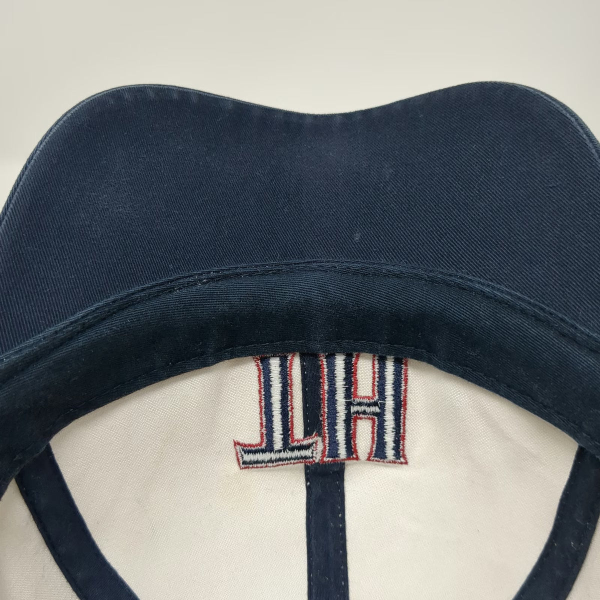 Tommy Hilfiger Baseball Cap White Blue Red One Size Colorblock Embroidered Hat