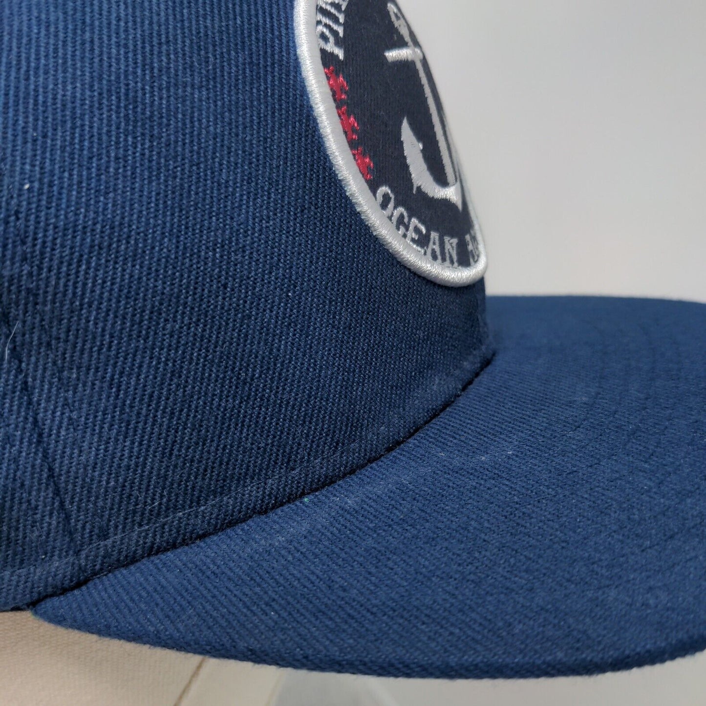 Pink + Dolphin Ocean Academy Slideback Hat Blue One Size Adjustable Embroidered