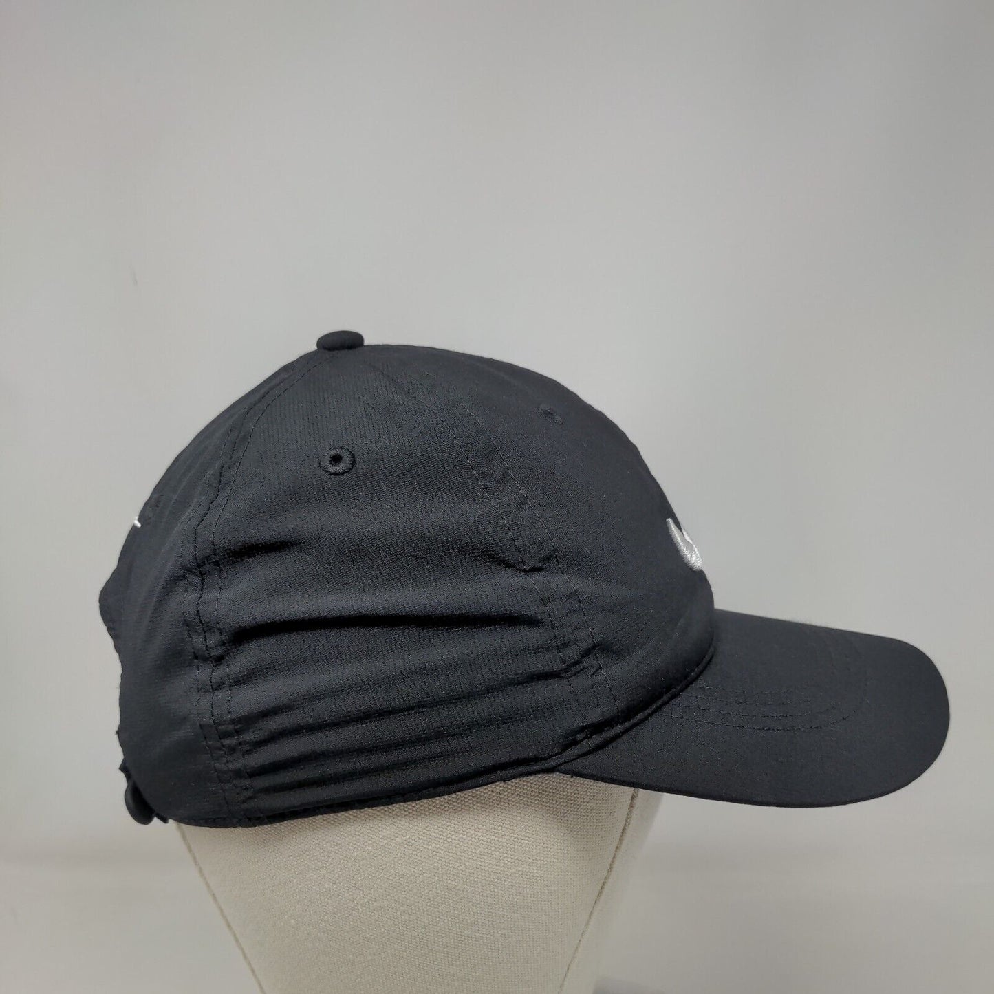 Nike Legacy91 Strapback Hat Black OSFM Embroidered Swoosh Dri-Fit