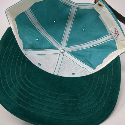 Mad Hatters Inc. Baseball Cap Green One Size Prime Inc Springfield MO Suede Brim