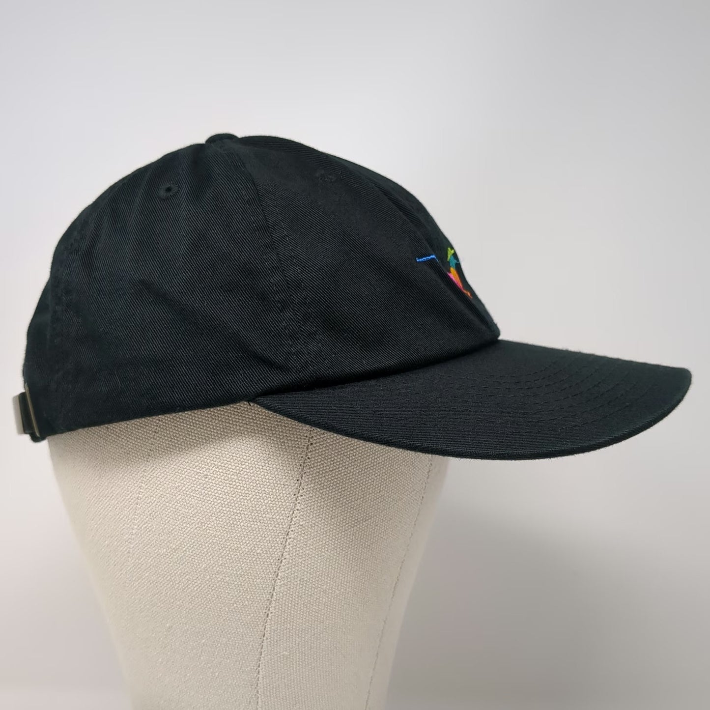 Richardson Baseball Cap Black One Size Multicolor Roadrunner Slideback Hat