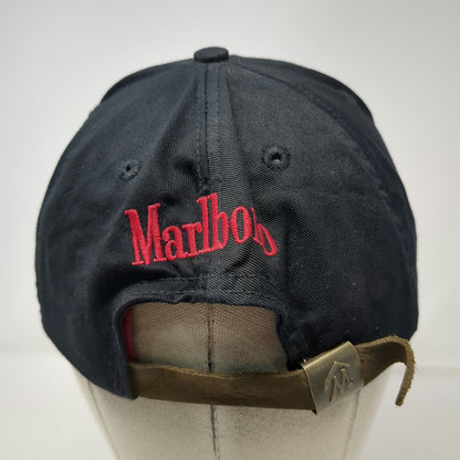 Marlboro Country Store Baseball Cap Black Slideback Red Embroidery Hat Vintage