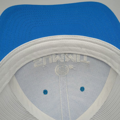 Richardson Trucker Hat Blue White One Size Summit Hyperbarics Wellness O2 Logo
