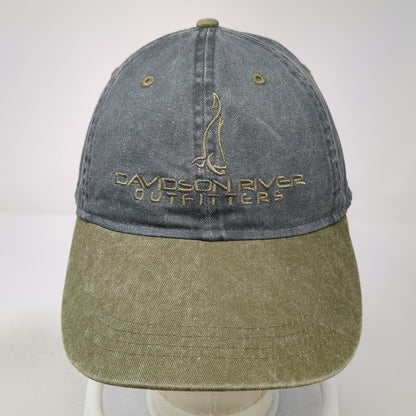 Ouray Sportswear Baseball Cap Green OSFM Davidson River Outfitters Fishing Hat