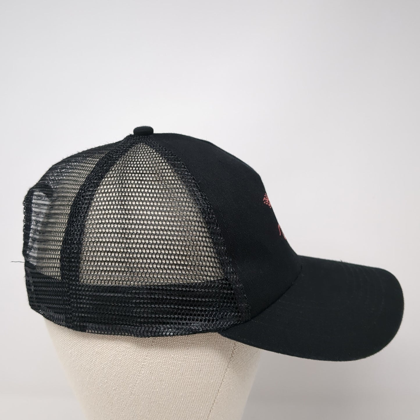Fireball Cinnamon Whisky Trucker Hat Black OS Adjustable Mesh Back Hit Wear