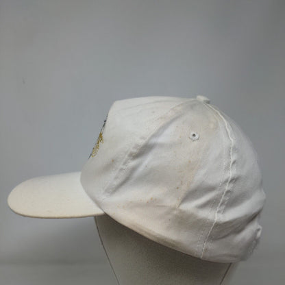 Cheers Meet Me In Charlotte Snapback Hat White One Size Embroidered