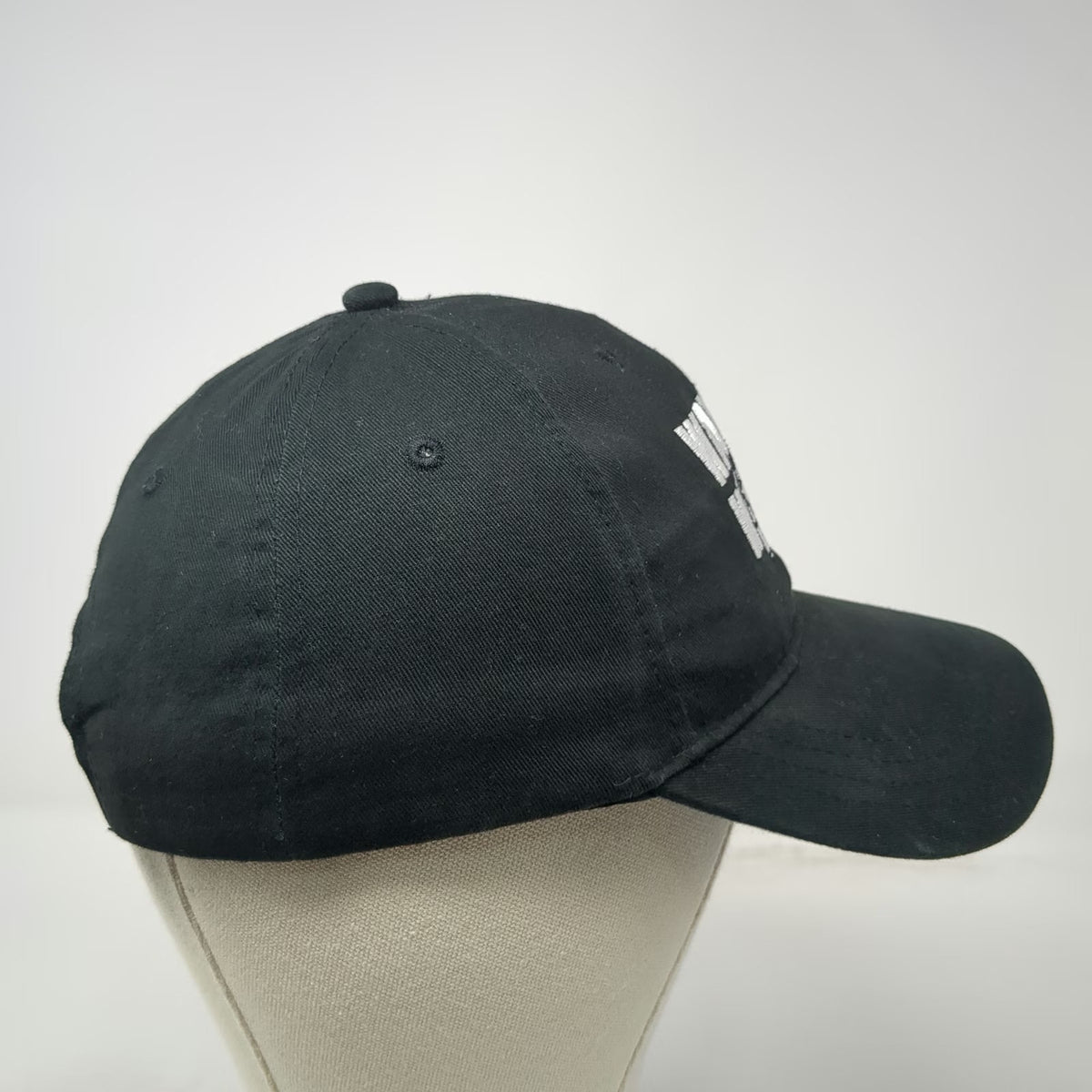 Quake City Caps Snapback Black One Size Waynes World Embroidered Cotton Hat