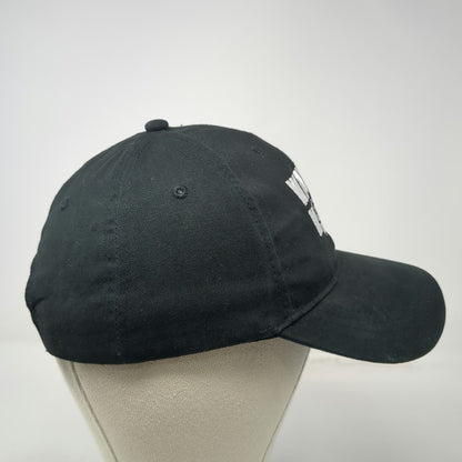 Quake City Caps Snapback Black One Size Waynes World Embroidered Cotton Hat