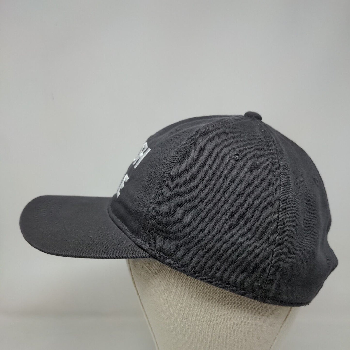 Nashville Slideback Hat Gray OSFM Embroidered Adjustable 6 Panel