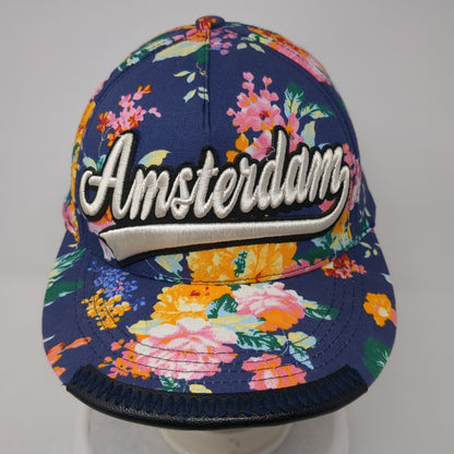 Amsterdam Snapback Hat Multicolor One Size Adjustable Floral Robin Ruth