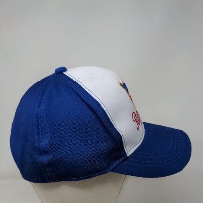 Rep Dom Flag Snapback Hat Blue One Size Embroidered Colorblock
