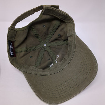 Africa Map Slideback Baseball Cap Brown One Size Adjustable Embroidered Eckos