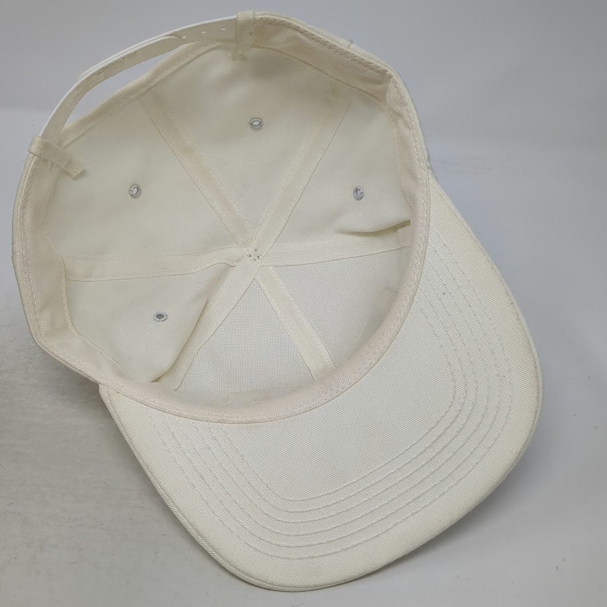 Snapback White One Size Ontario New Holland Agriculture Tractor Logo Patch Hat