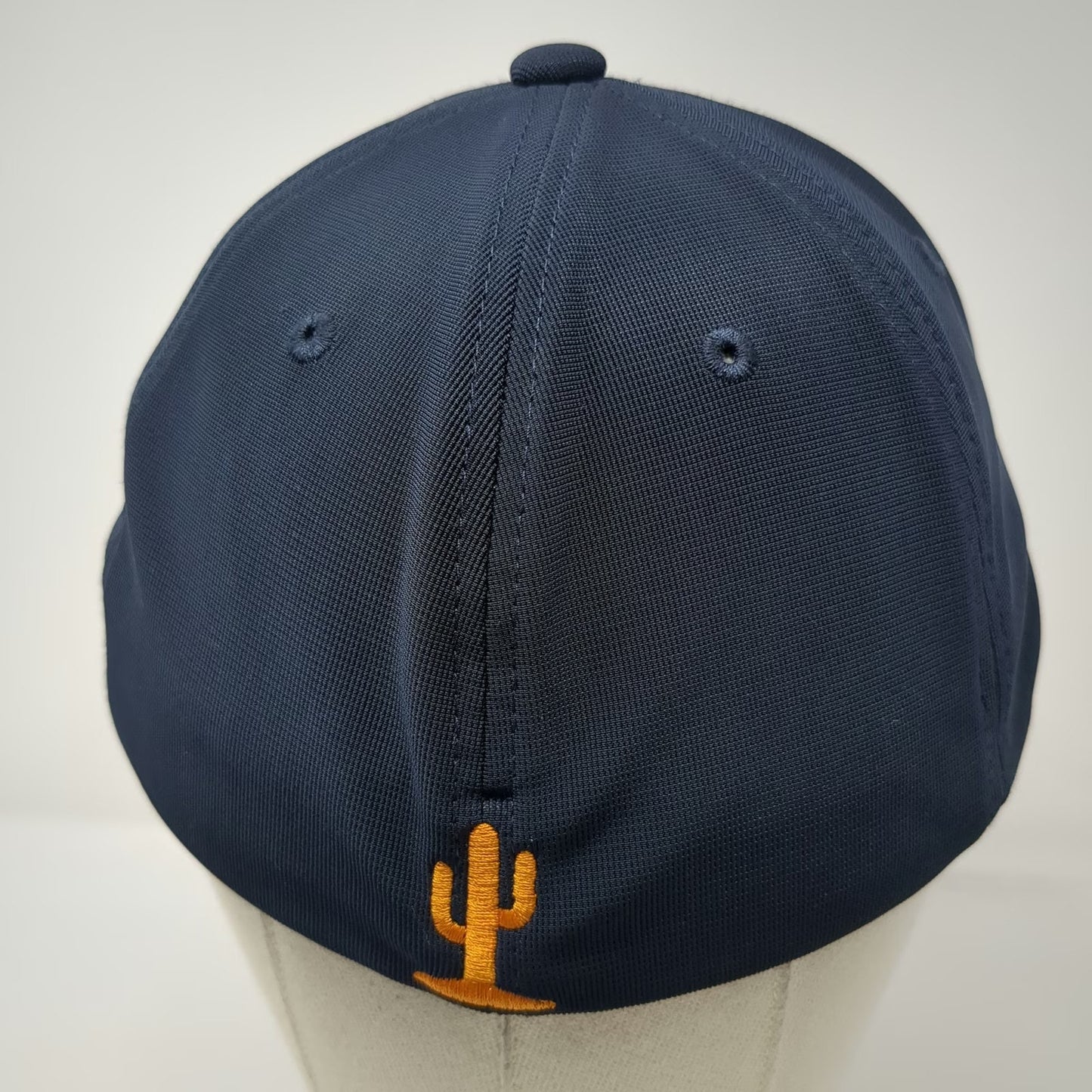 Spiderz Baseball Cap Blue S/M Embroidered Spider Cactus Stretch Fit Hat