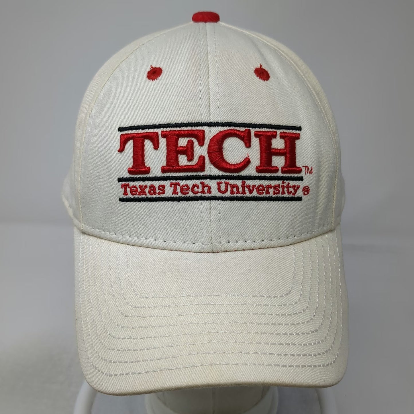 The Game Texas Tech Red Raiders University NCAA Cap White One Size Snapback Hat