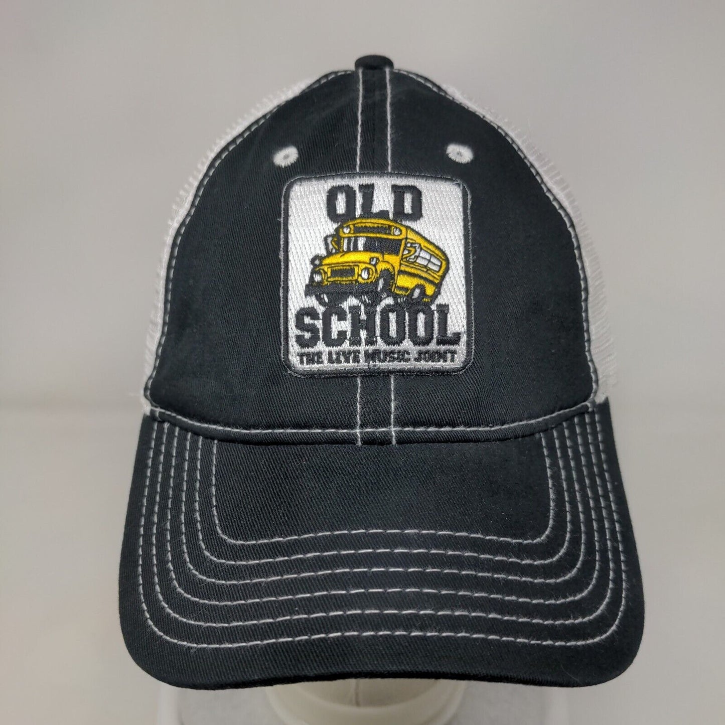 Old School The Live Music Joint Snapback Trucker Hat Black OSFM Otto