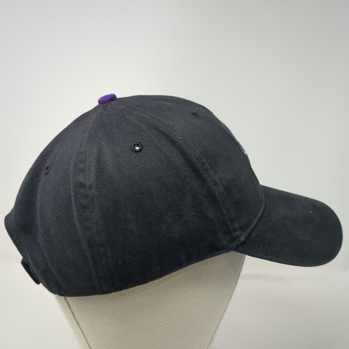 Colorado Rockies MLB Fan Favorite Baseball Cap Black Purple Silver OS Strapback