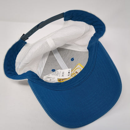 Patagonia Snapback Mesh Back Hat Blue OSFA Live Simply Embroidered Logo Guitar
