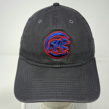 New Era MLB Chicago Cubs Baseball Cap Gray Blue Red OSFM 9TWENTY Slideback Hat