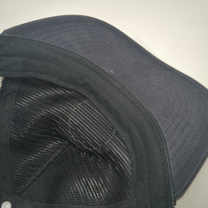 Quiksilver Trucker Hat Black One Size Stranger Things Netflix Shaka Patch Mesh