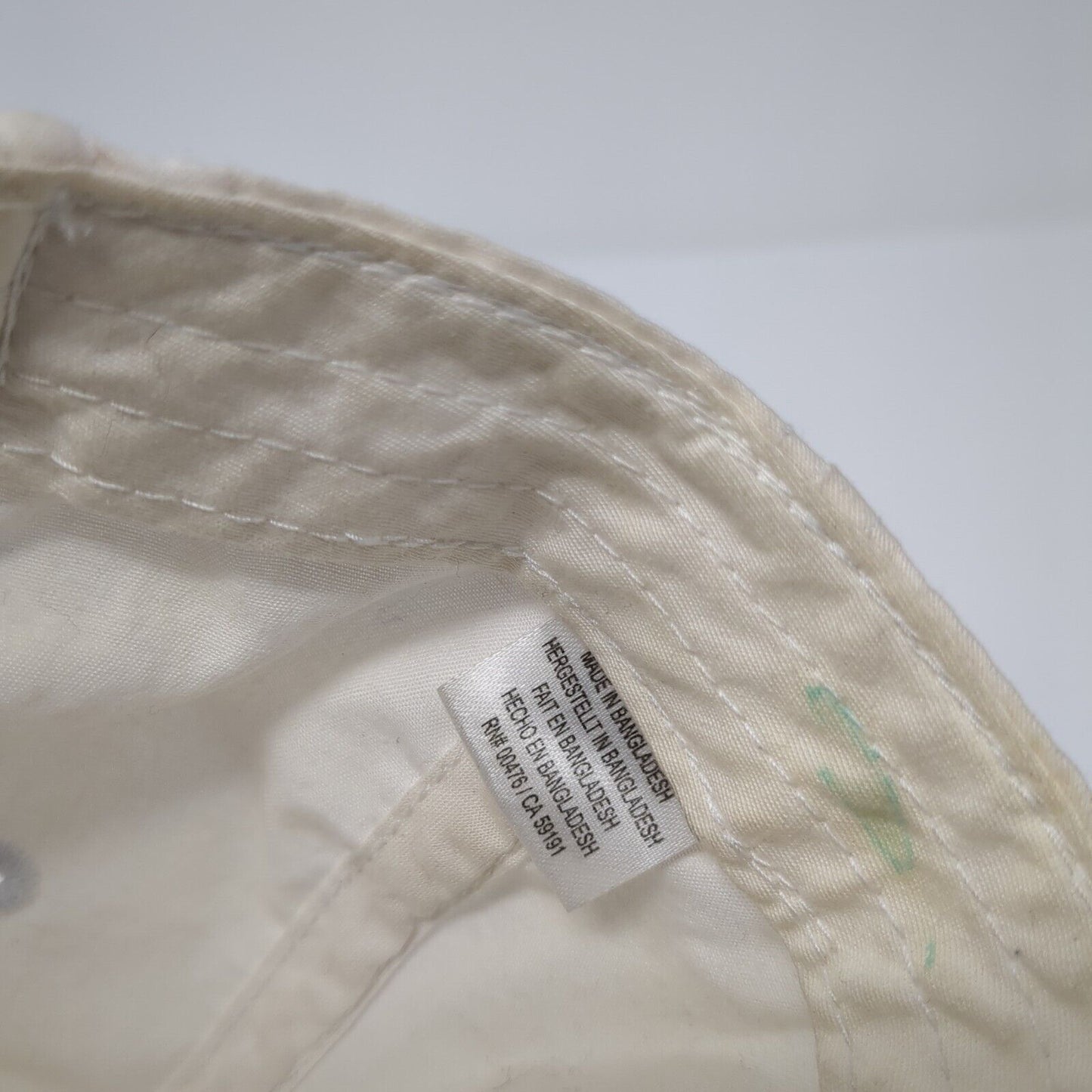 Mammoth Dunes Strapback Hat White One Size American Needle 6 Panel