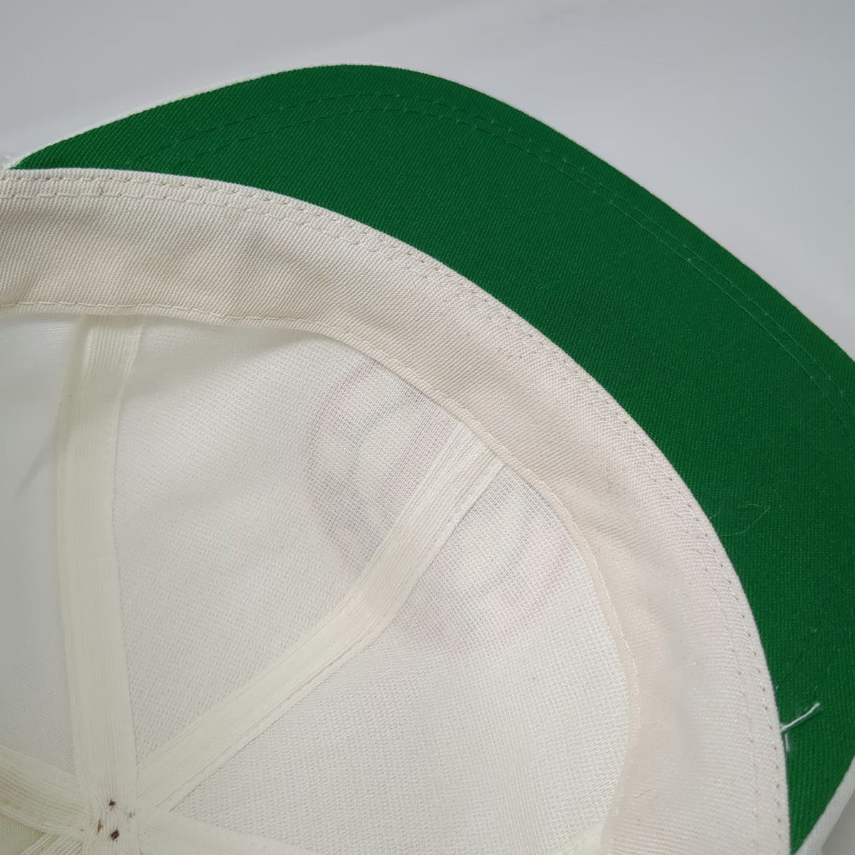 America's Legend Baseball Cap White One Size Rope Brim Fraser Industries USA Hat