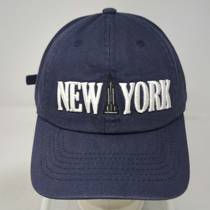 e by elidan Baseball Cap Blue One Size New York Empire State Building Hat