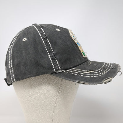 4350 District Baseball Cap Gray OSFM Hike More Worry Less Hiking Mountain Hat