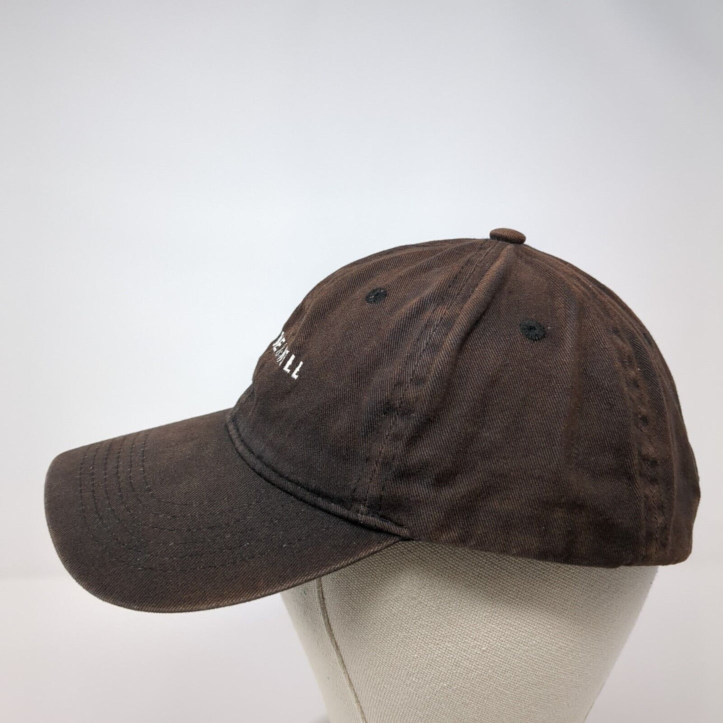 Alive&Well Slideback Hat Black One Size Adjustable Embroidered 6 Panel Cotton