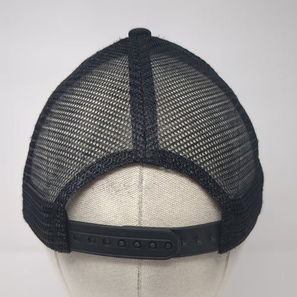 Let's Go Brandon Snapback Trucker Hat Black One Size Mesh Back 6 Panel