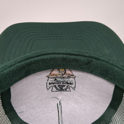 Otto Trucker Hat Green One Size Kootenai Tribe Idaho Fisheries Program Rope